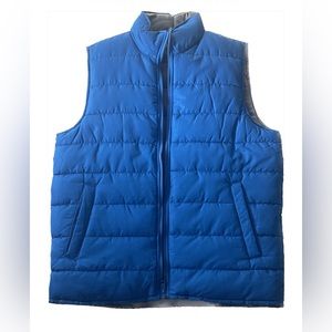 GAP - Reversible Sleeveless Jacket - Blue / Gray - NWOT